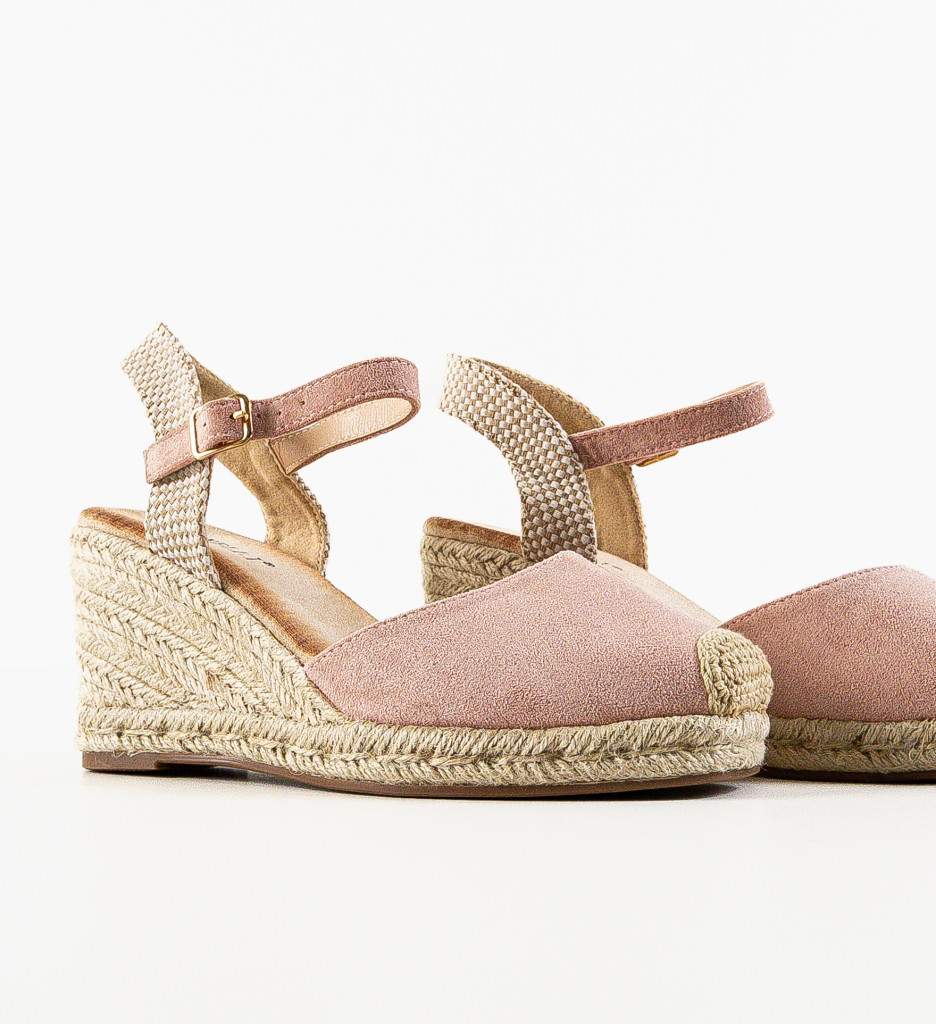 Platforme Dama Moana Roz Elegante - imagine 6