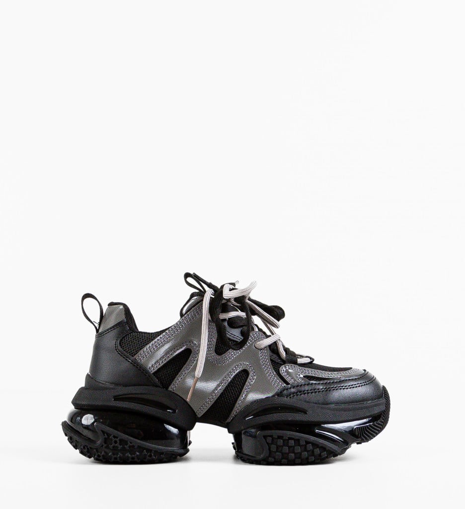 Sneakers Dama Bizbiz Negri | Confort si Stil - imagine 6