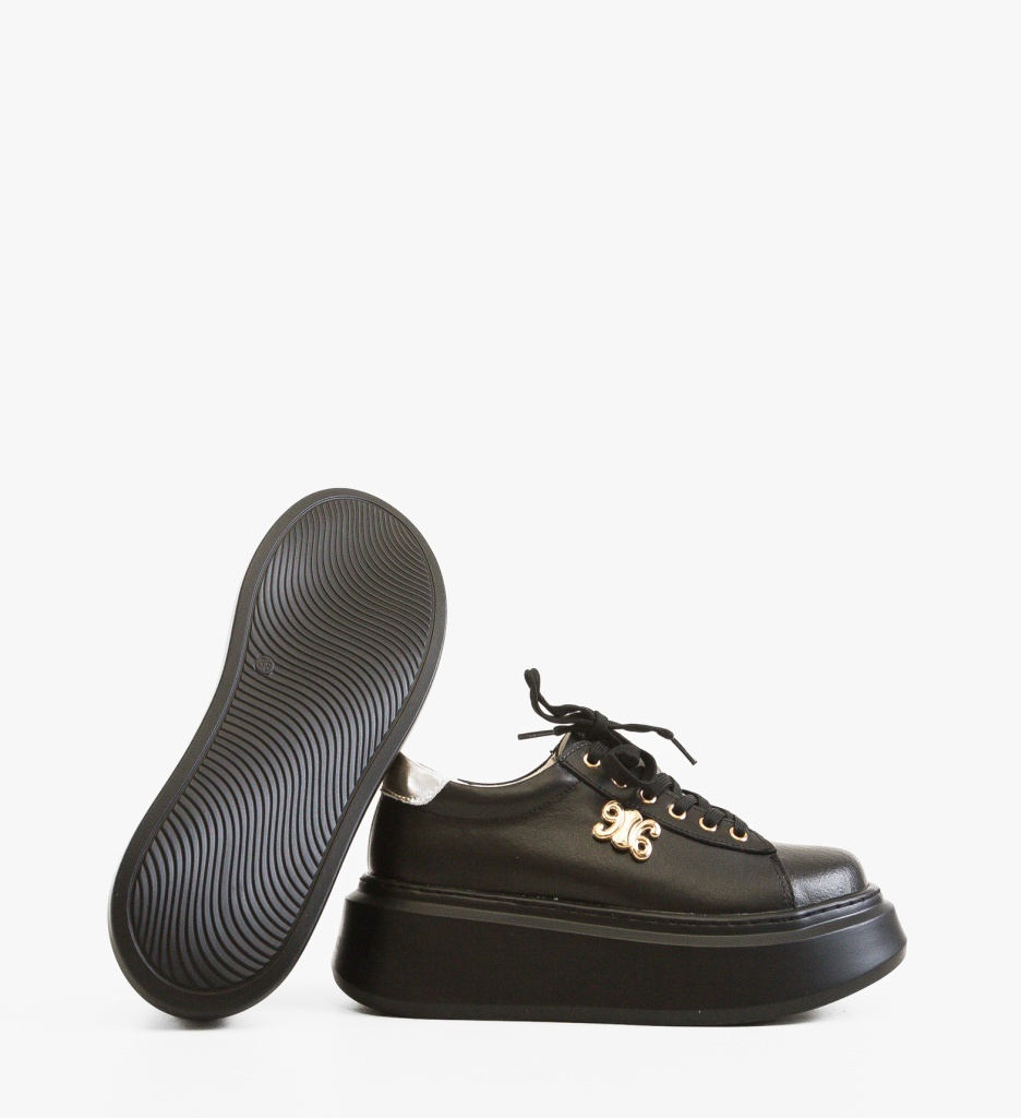 Sneakers Dama Nobless Negri | Confort și Stil - imagine 6