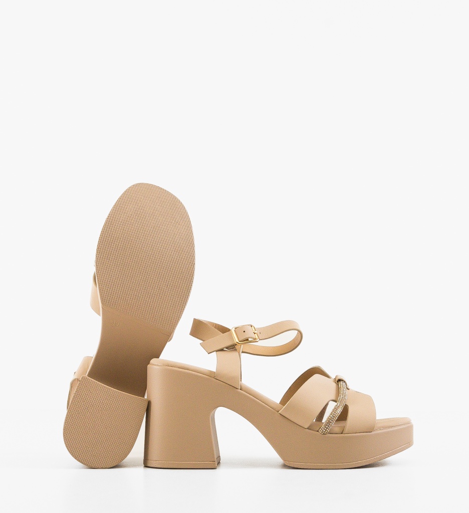 Sandale Mariko Khaki - Eleganță și Stil - imagine 4