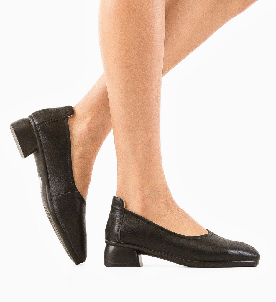 Pantofi Dama Myant Negri - Eleganță și Stil - imagine 2