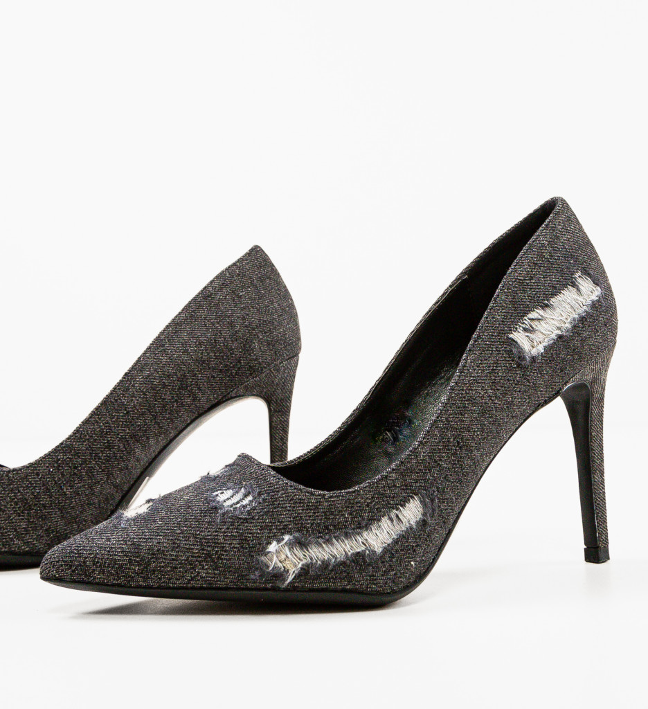 Pantofi dama Jord Negri cu toc elegant - imagine 6