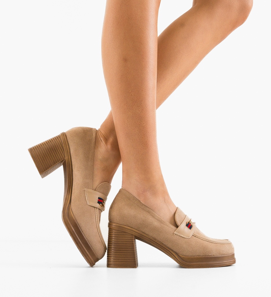 Pantofi Dama Tamlan Khaki | Eleganță Asigurată - imagine 2