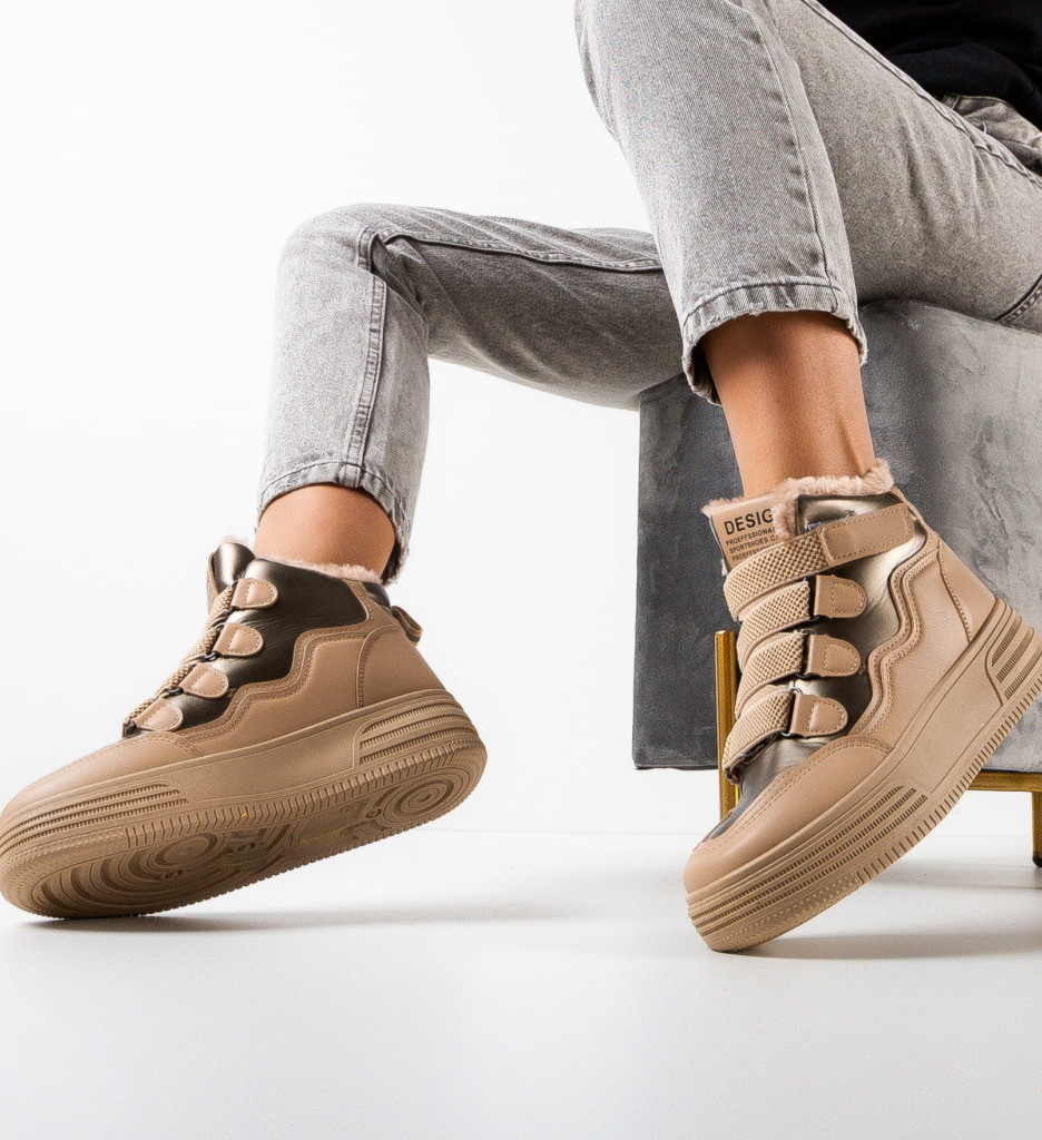 Pantofi Sport Ingram Bej | Confort zilnic - imagine 3