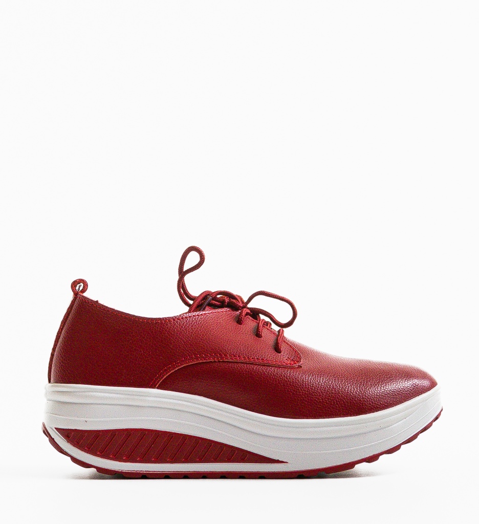 Pantofi Casual Kleak Rosii | Confort & Stil - imagine 3
