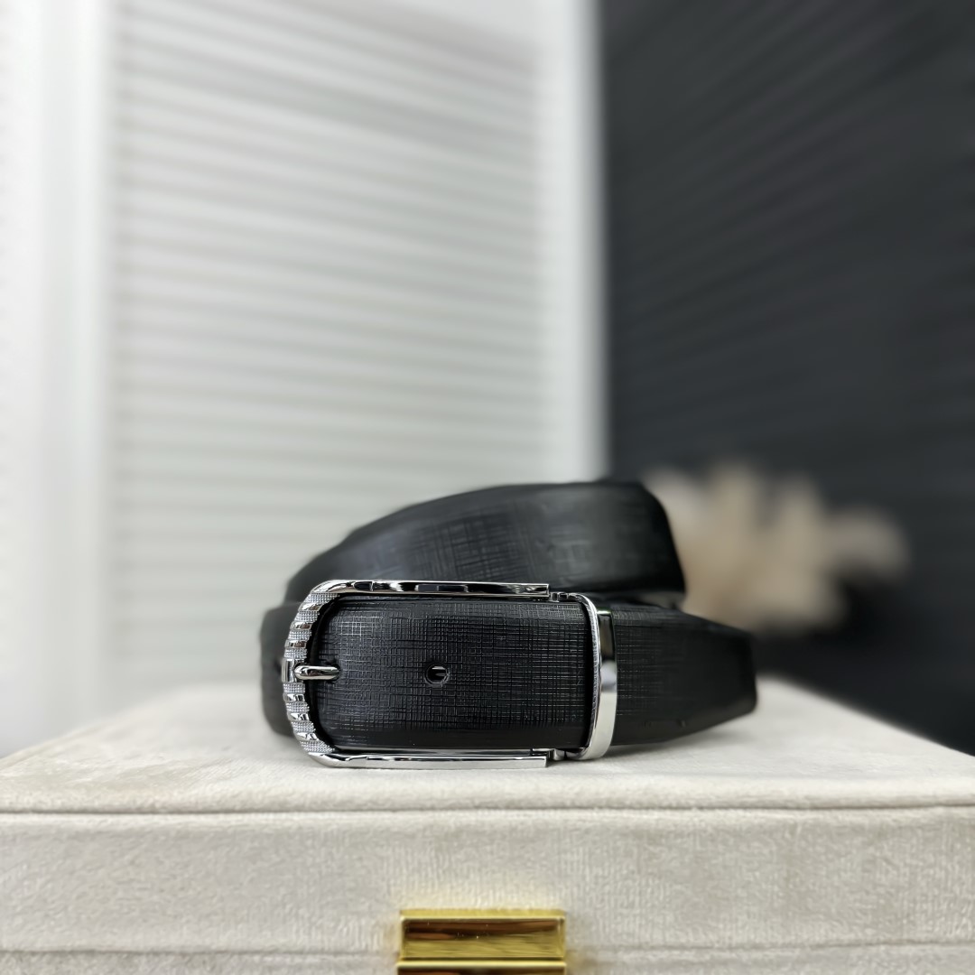 Curea Piele Neagră Barbati | Elegantă Durabilă