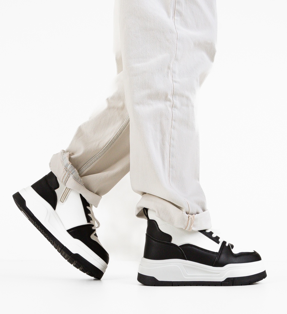 Sneakersi Okayta Albi - Confort și Stil Urban - imagine 2