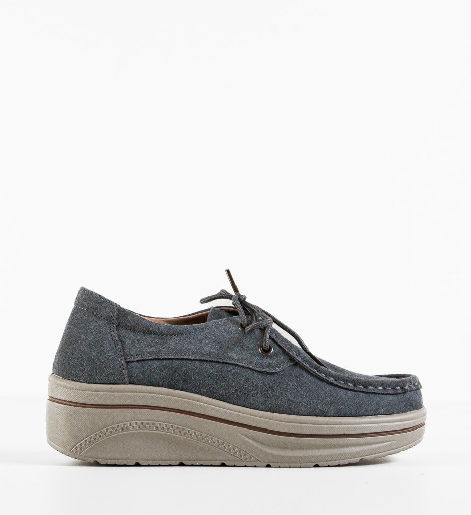 Pantofi Casual Auron Gri - Confort și Stil - imagine 6