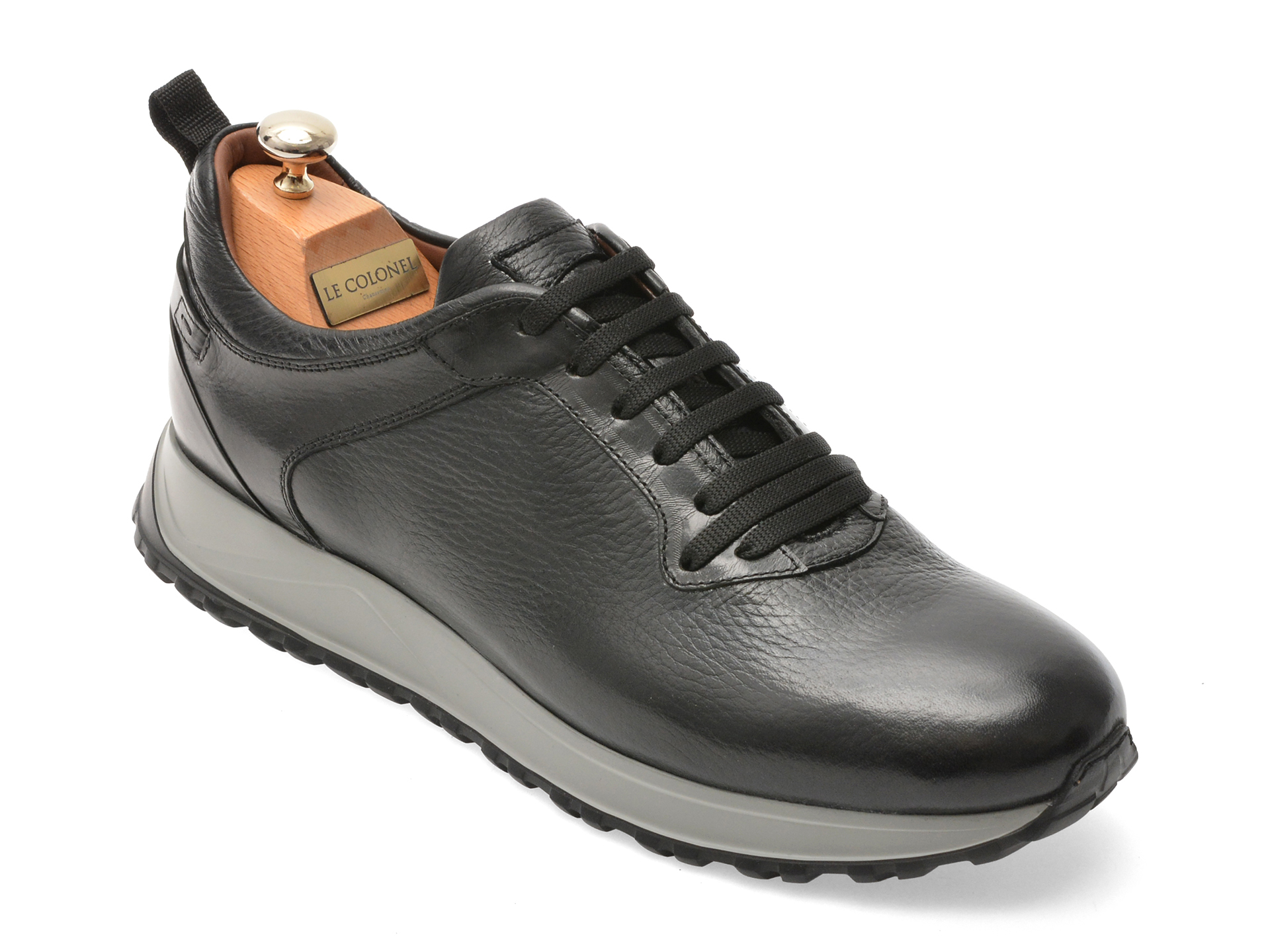 Pantofi Sport LE COLONEL Negri Piele Naturală