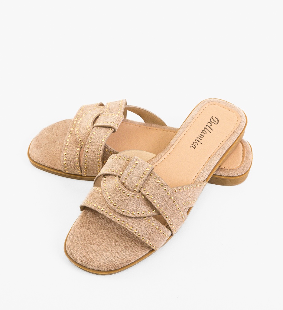 Papuci Dama Gentry Khaki - Confort și Stil - imagine 4