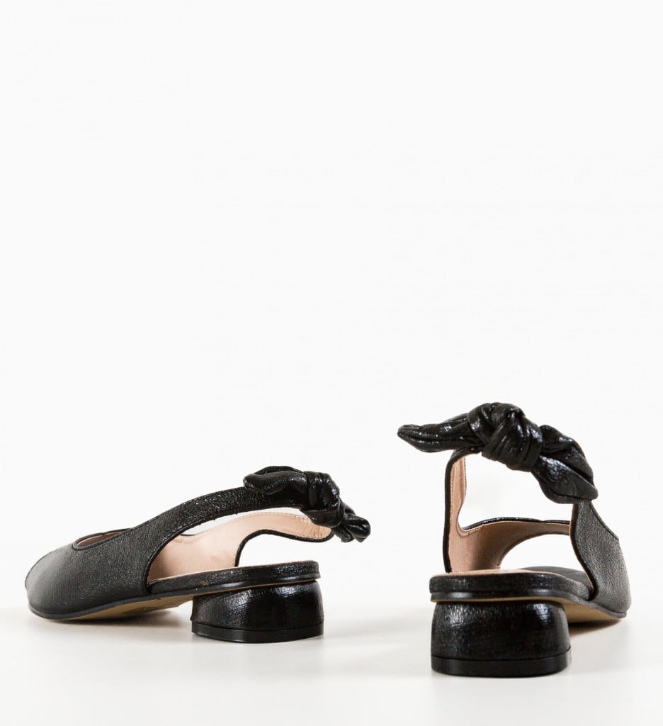 Sandale cu toc Wojc Negre - Eleganță și Stil - imagine 7