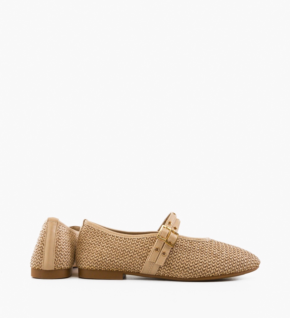 Balerini Dama Bej | Confort și Eleganță Casual - imagine 5