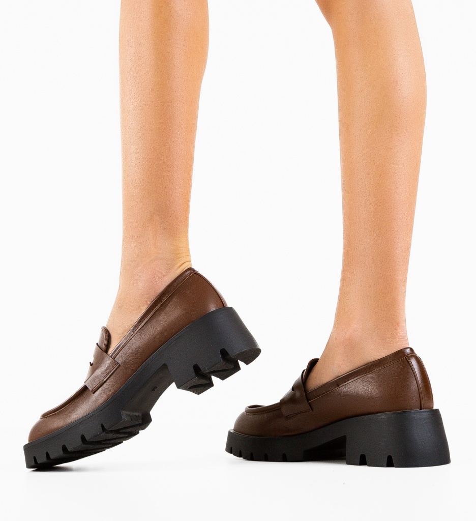 Pantofi Casual Madison Maro - Confort Zilnic - imagine 4