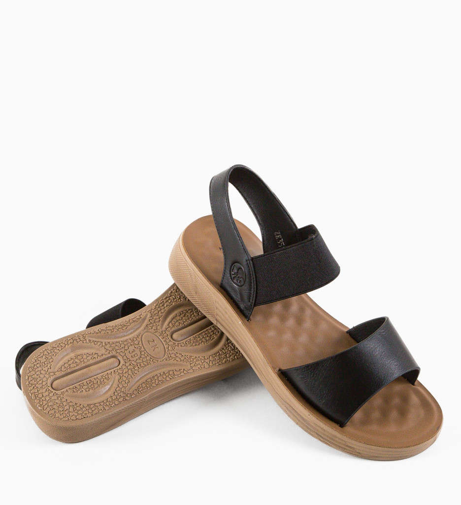 Sandale Crescen Negre - Eleganță și Confort - imagine 8