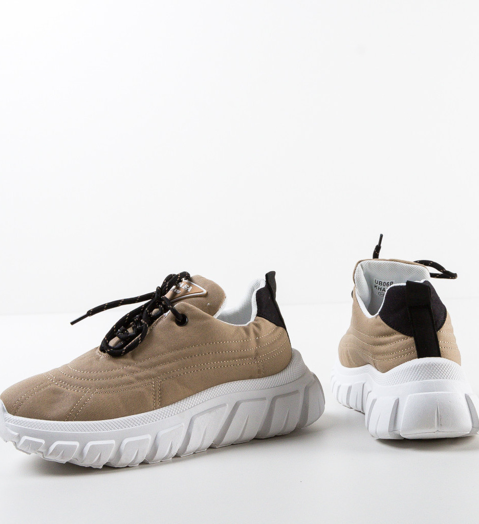Sneakers Dama Aviana Khaki - Confort și Stil
