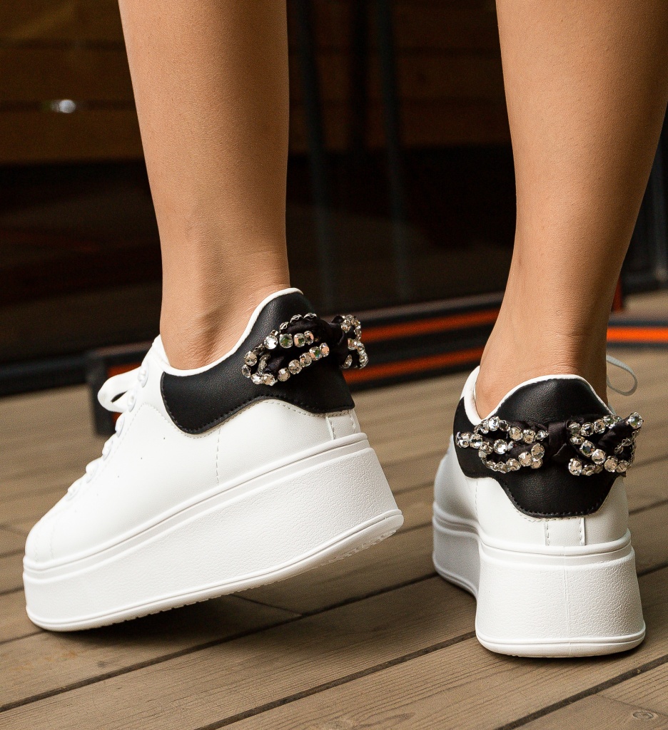 Sneakers Dama Wilkins Albi - Confort și Stil - imagine 4