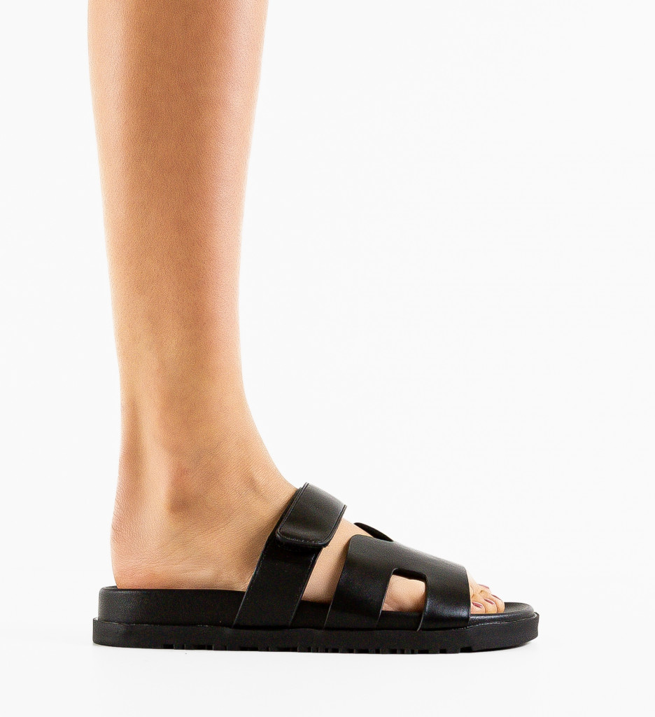 Sandale Dermes Negre | Confort Zilnic - imagine 4