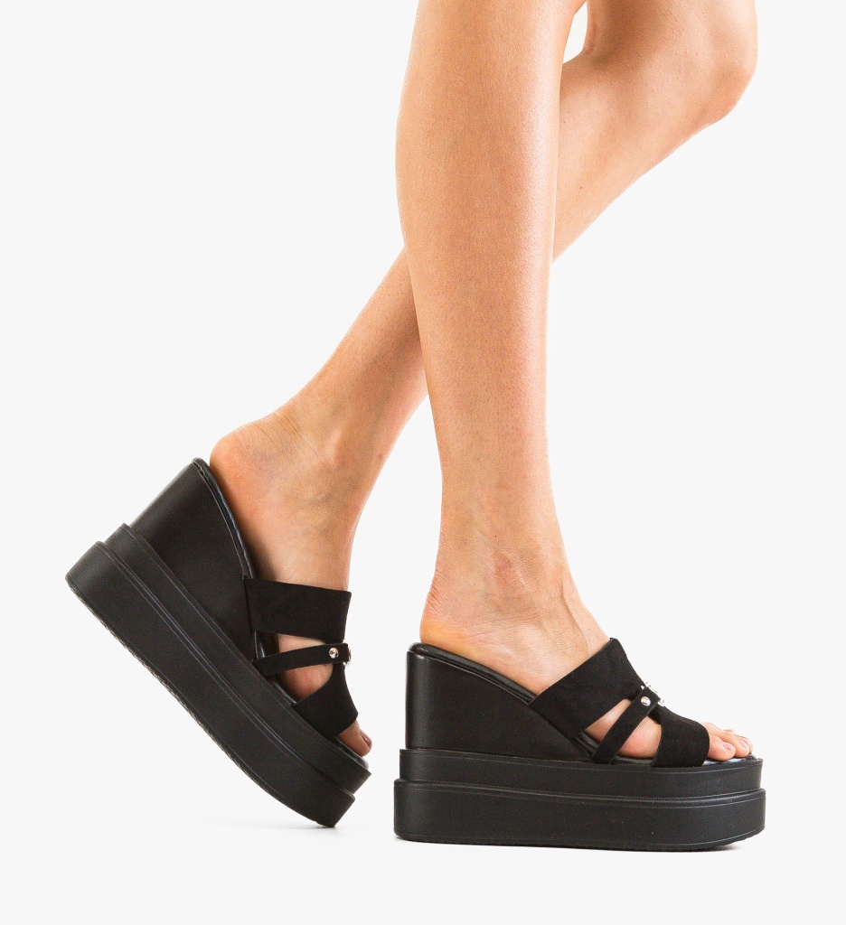 Platforme Dama Mafre Negre - Eleganță și Confort - imagine 2
