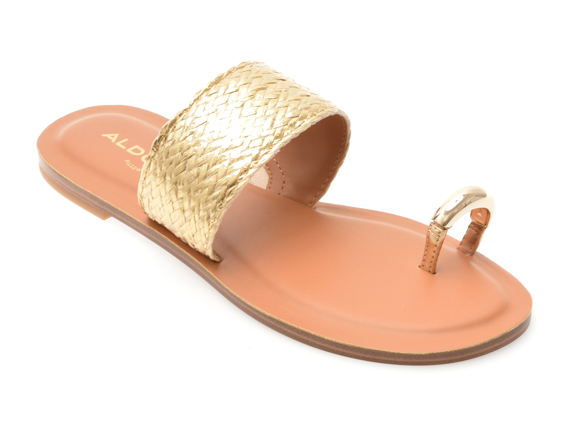 Papuci ALDO Aurii BEACH WALK | Eleganță Vară