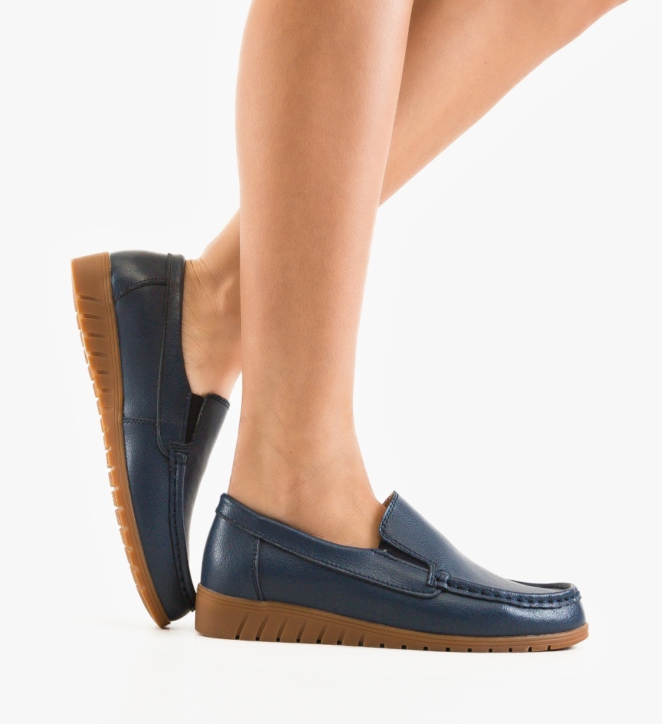 Pantofi Casual Soma Bleumarin - Confort Zi de Zi - imagine 2