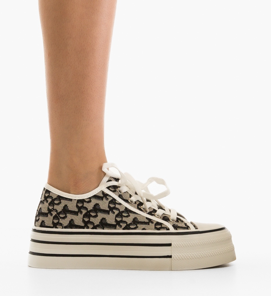 Sneakers Dama Vidia Negri - Confort și Stil Urban - imagine 5