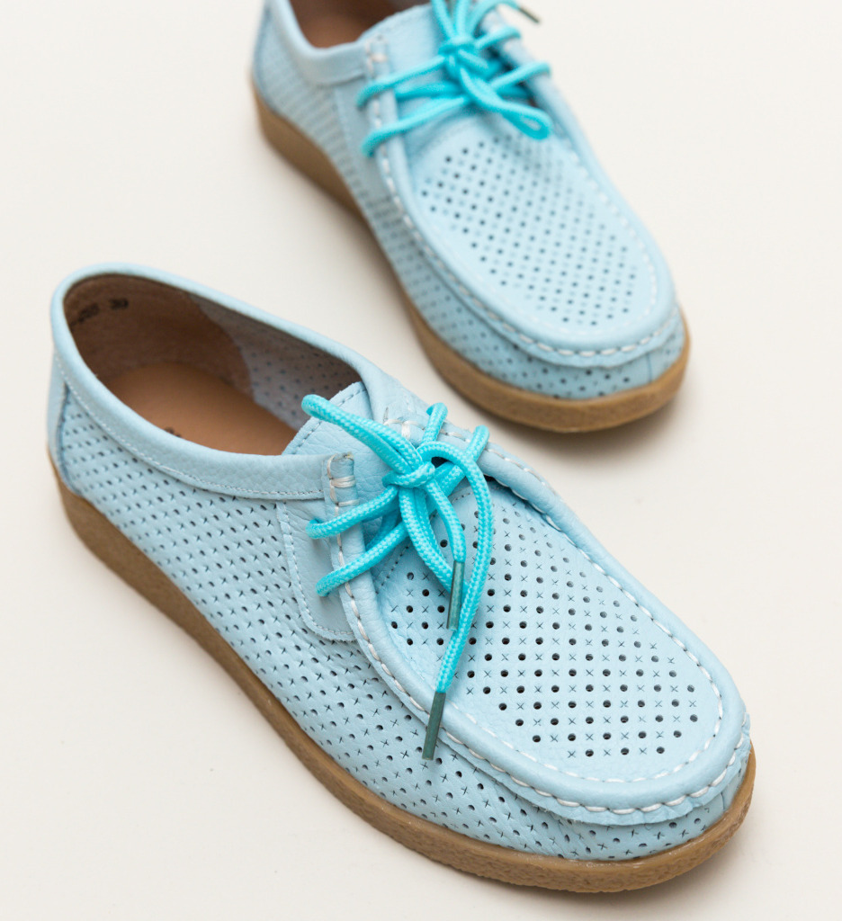 Pantofi Albastri Yorker - Confort Zi de Zi - imagine 6
