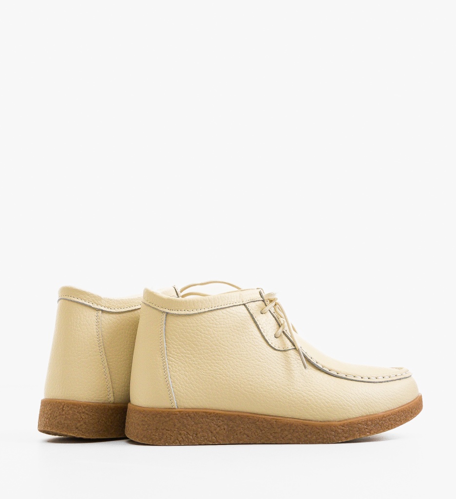 Pantofi Casual Munela Bej - Confort & Stil - imagine 4