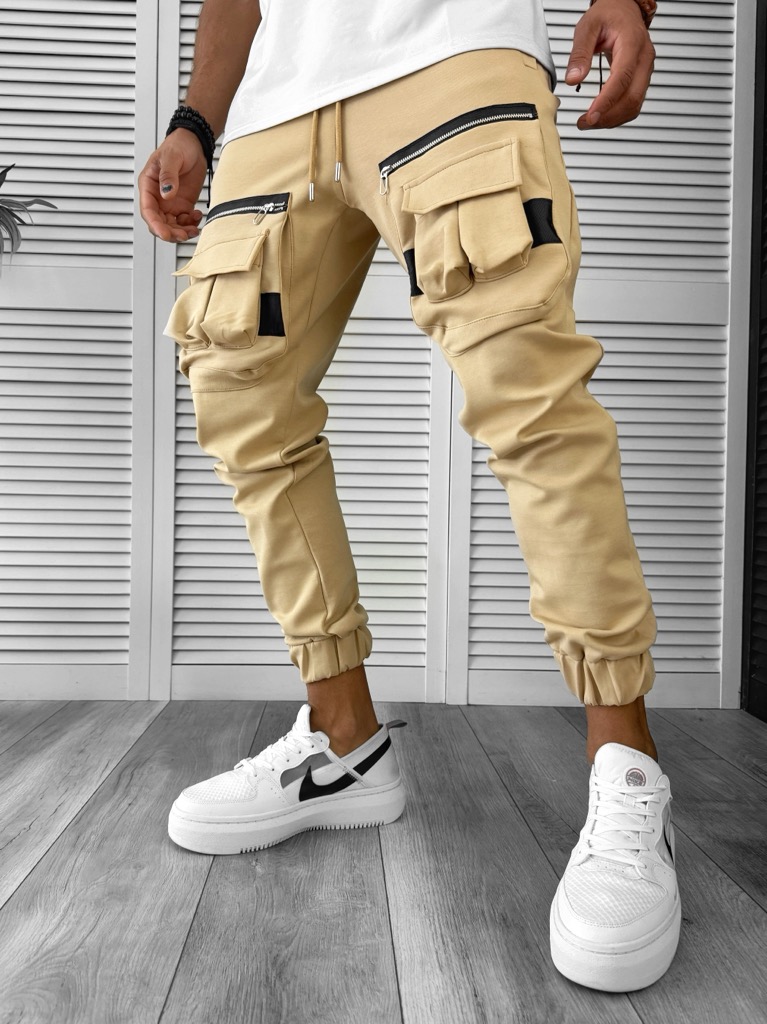 Pantaloni Cargo Conici Trening, Moderni