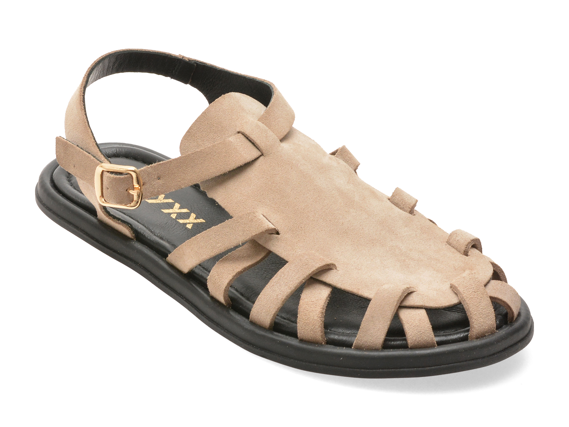 Sandale Gryxx gri din piele intoarsa, M875