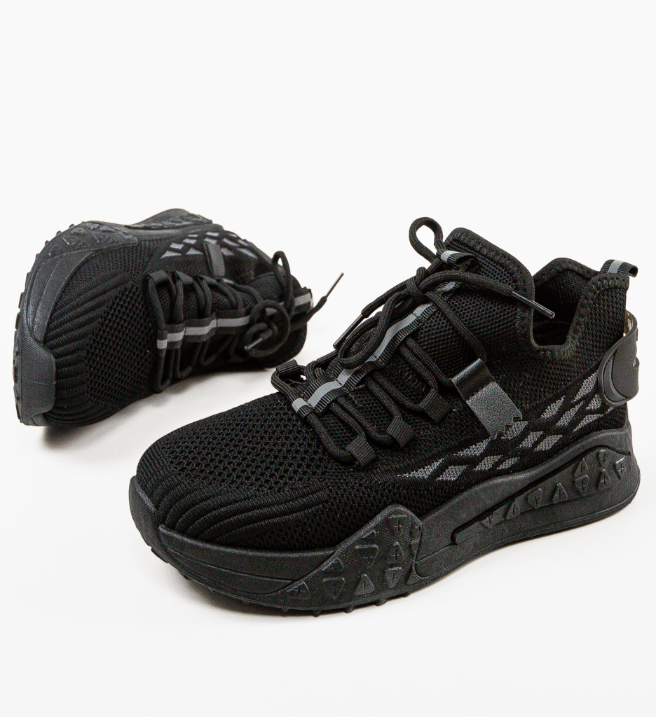 Sneakers Dama Venyns Negri - Confort și Stil - imagine 7