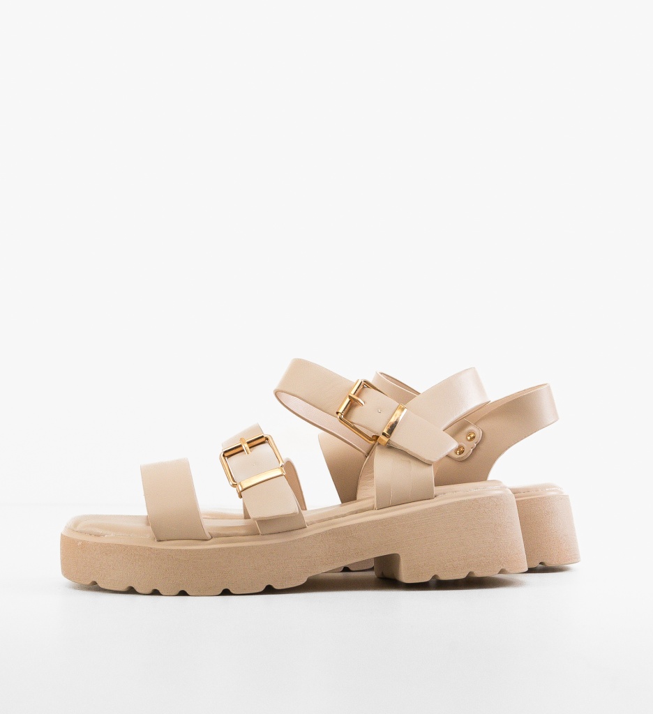 Sandale Aarav Bej Elegante și Confortabile - imagine 5