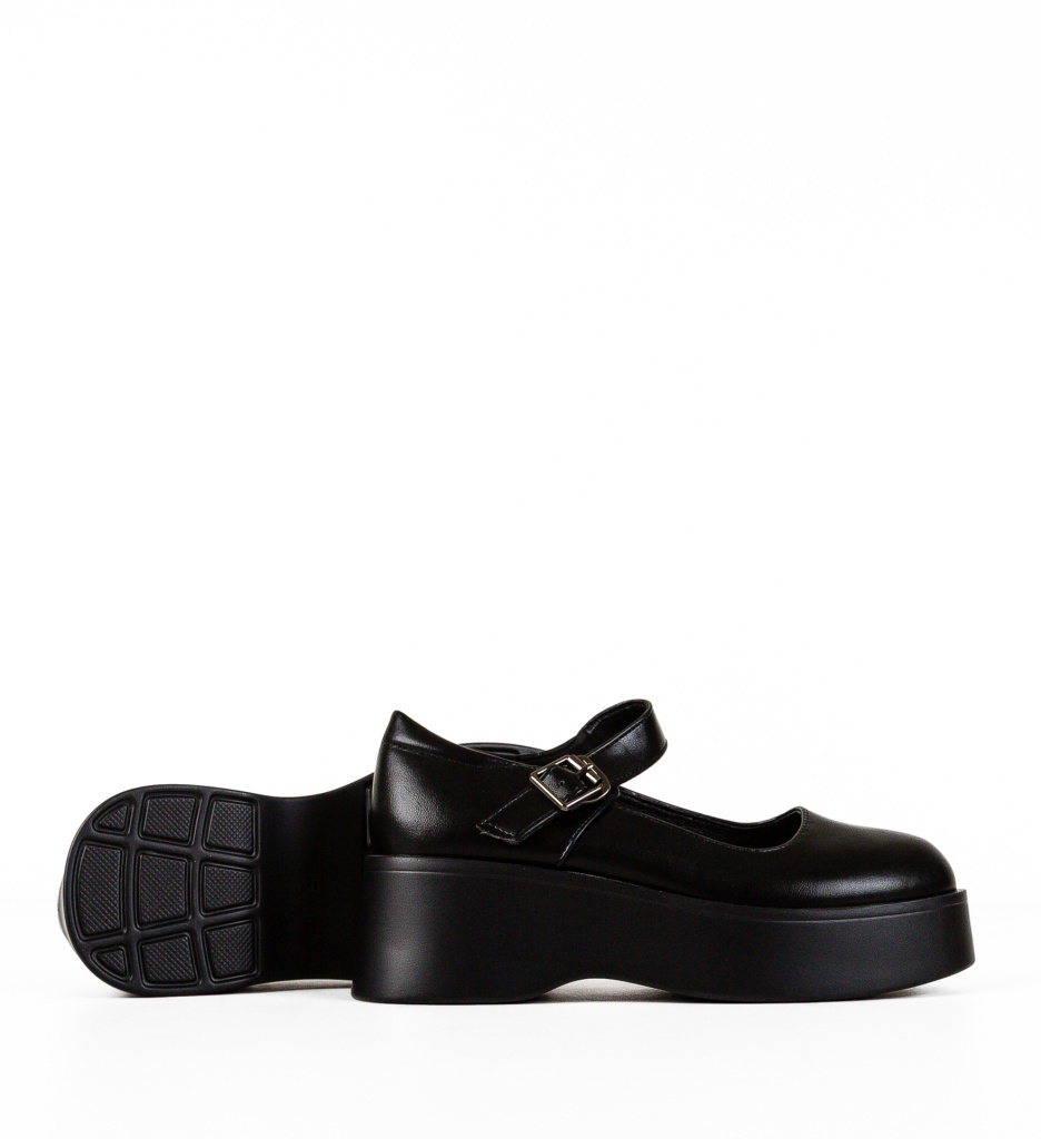 Pantofi Casual Madylu Negri - Confort Stilat - imagine 6