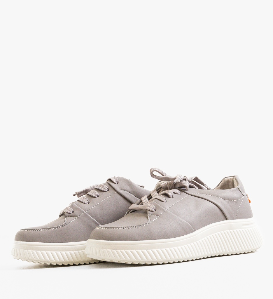 Sneakers Dama Honney Gri - Confort Asigurat - imagine 7