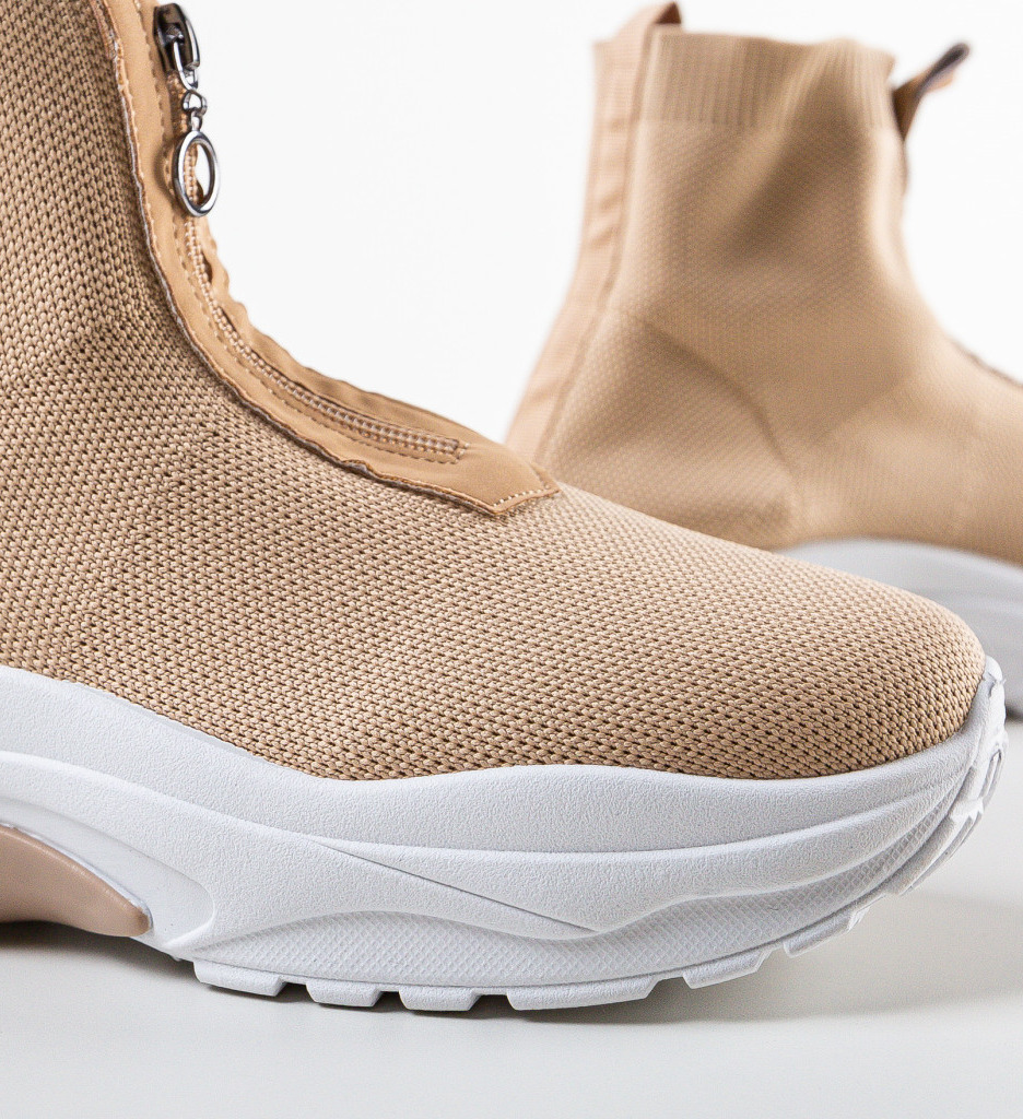 Sneakers Eshan Khaki - Confort si Stil Sport - imagine 6