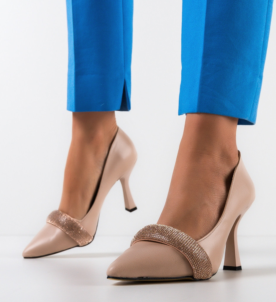Pantofi Andor Bej 2 - Eleganță și Stil