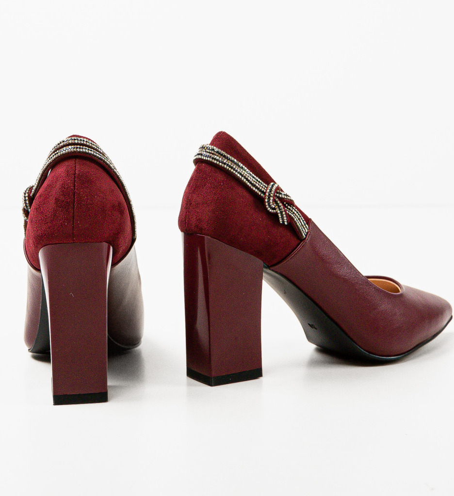 Pantofi Dama Gergina Grena | Toc Elegant - imagine 7