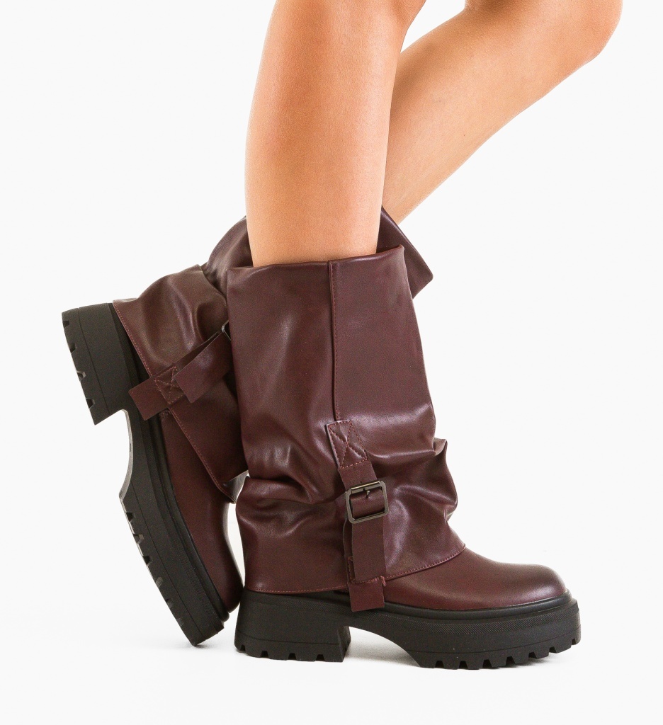 Cizme Dama Grena Elegante - Comfort Premium - imagine 4