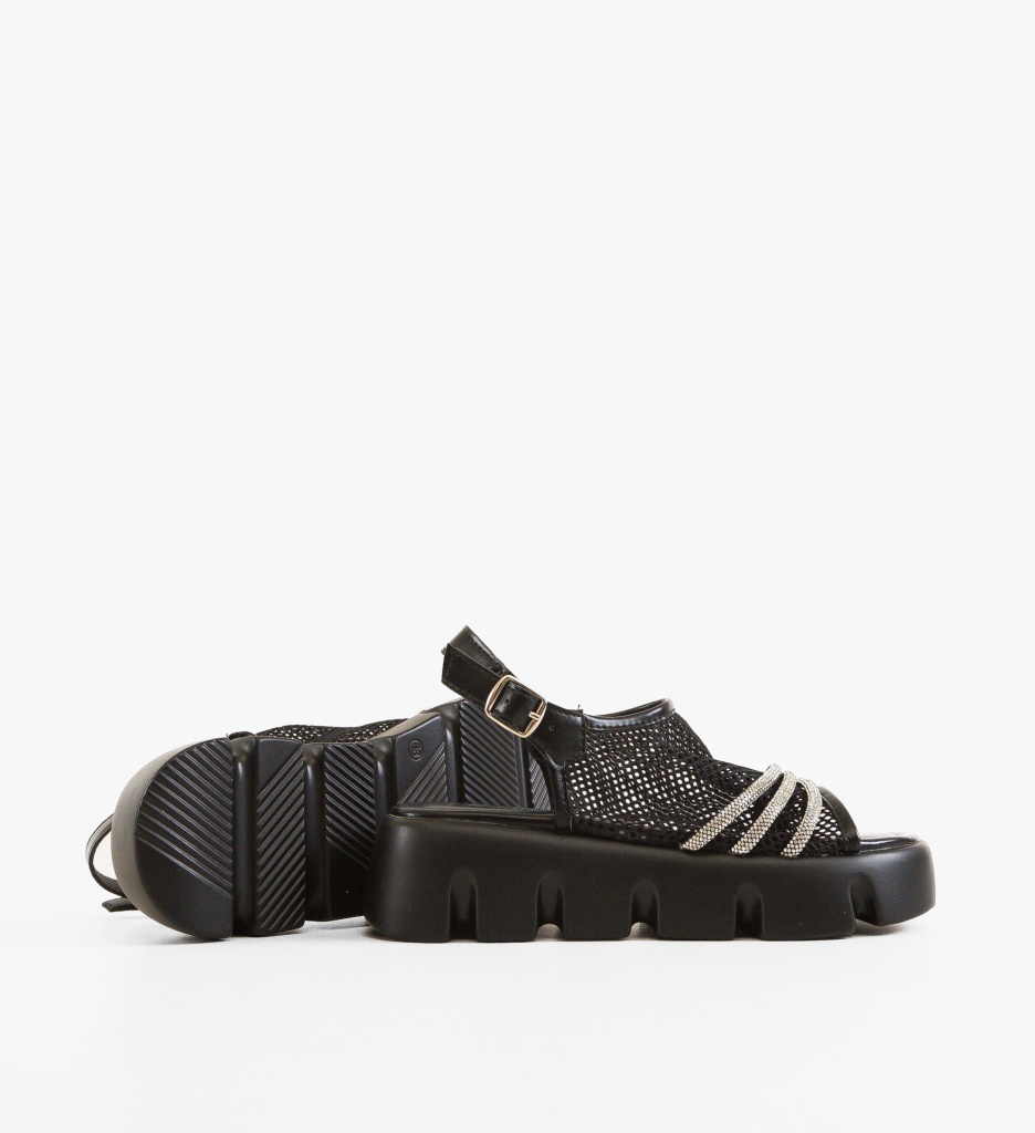 Sandale Dama Oklara Negre | Eleganță și Confort - imagine 3