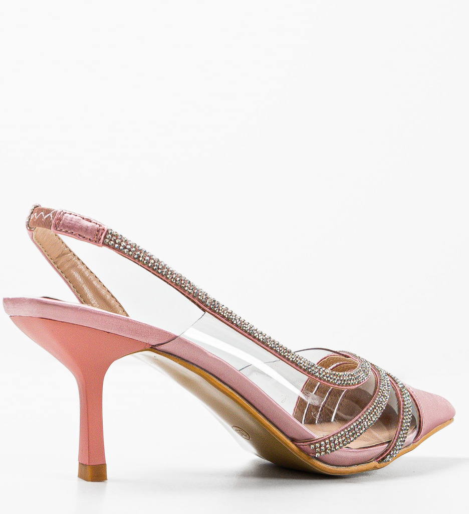 Pantofi Toc Yildiz Roz - Eleganță Asigurată - imagine 7
