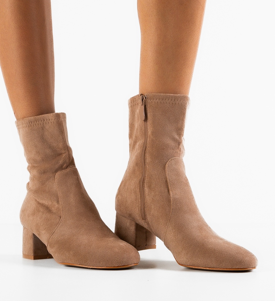 Botine Dama Ismael Khaki - Stil si Confort - imagine 2