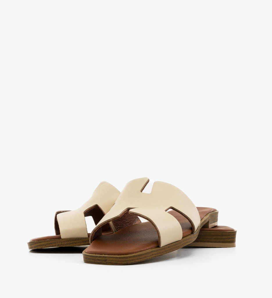 Papuci Dama Marmara Bej | Confort și Eleganță - imagine 3