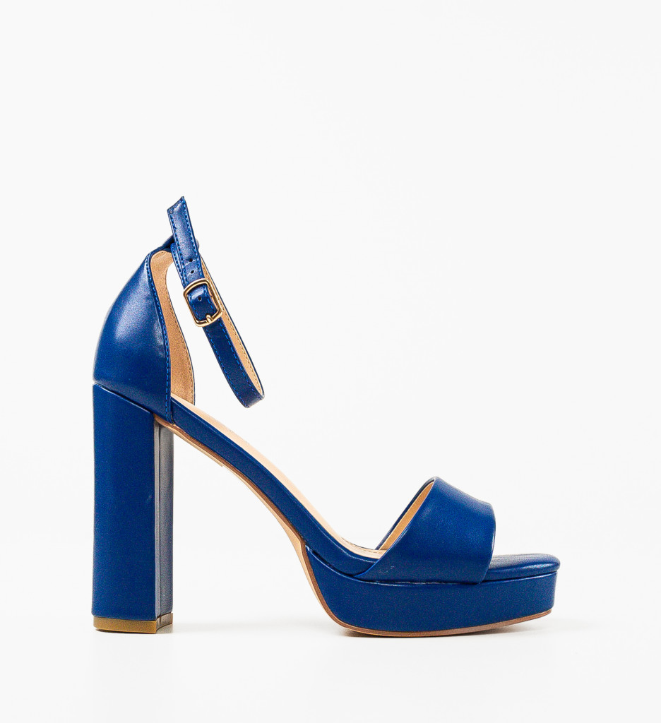 Sandale Toc Abimbo Bleumarin Elegante - imagine 4