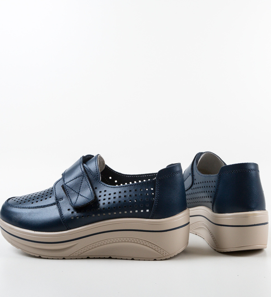Pantofi Casual Rezilento Bleumarin - Confort Zilnic - imagine 5