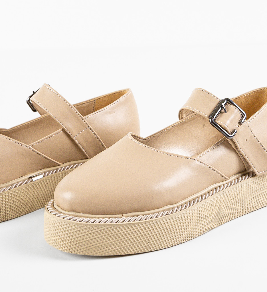 Pantofi Casual Brye Bej | Confort și Stil - imagine 7