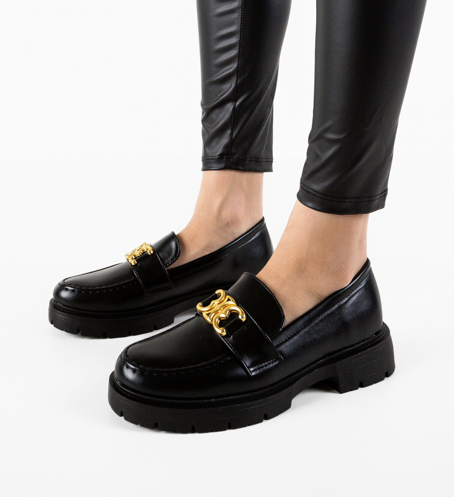 Pantofi Casual Dama Murray Negri | Confort și Stil - imagine 9