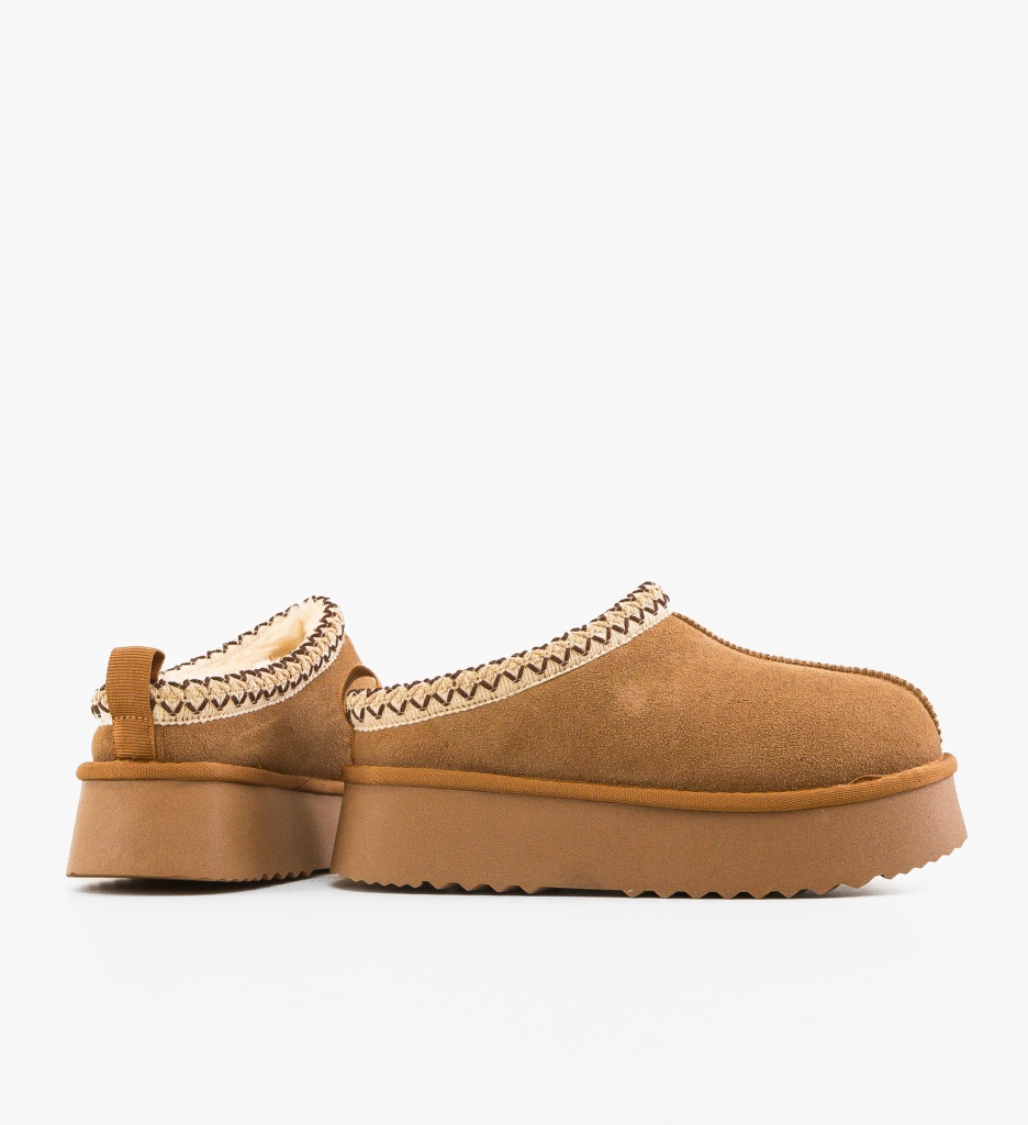 Papuci Ug Patch Camel - Confort și Stil - imagine 7