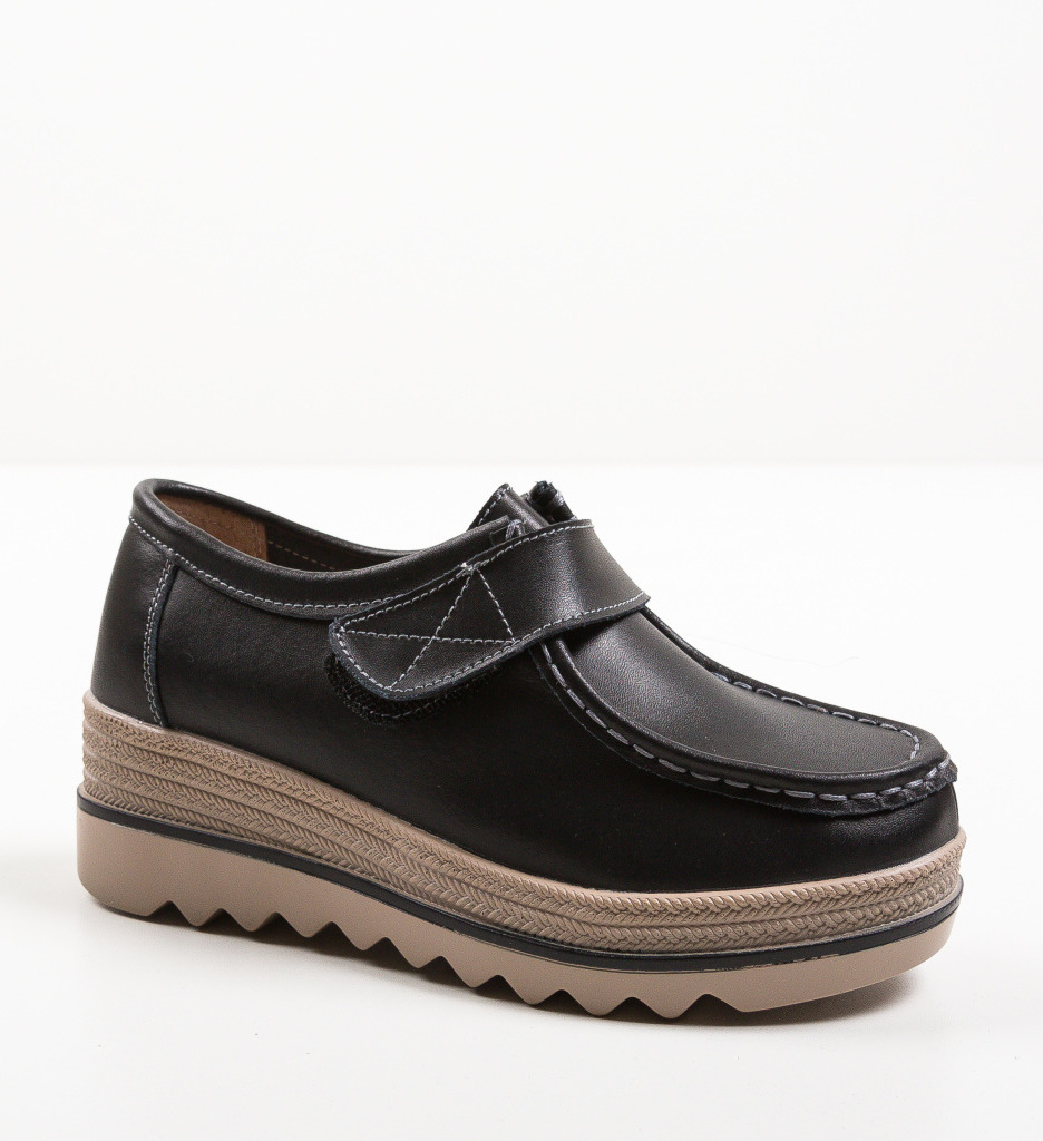 Pantofi Casual Straif Negri - Confort și Stil - imagine 4