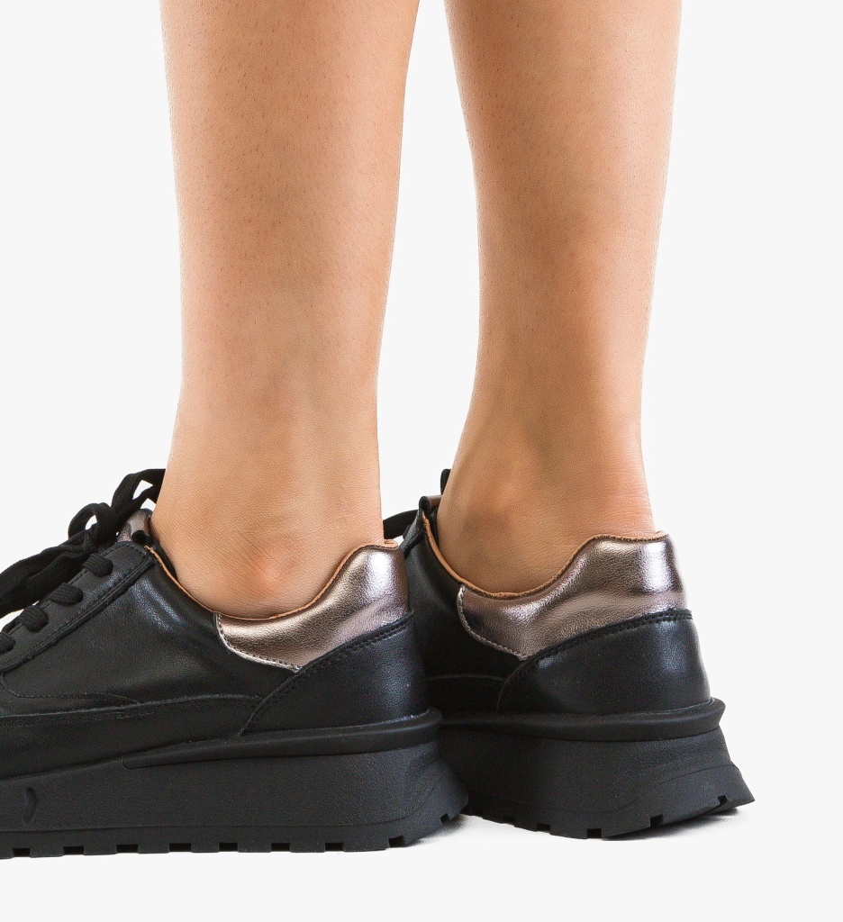 Sneakers Dama Myrya Negri | Confort și Stil Sport - imagine 2