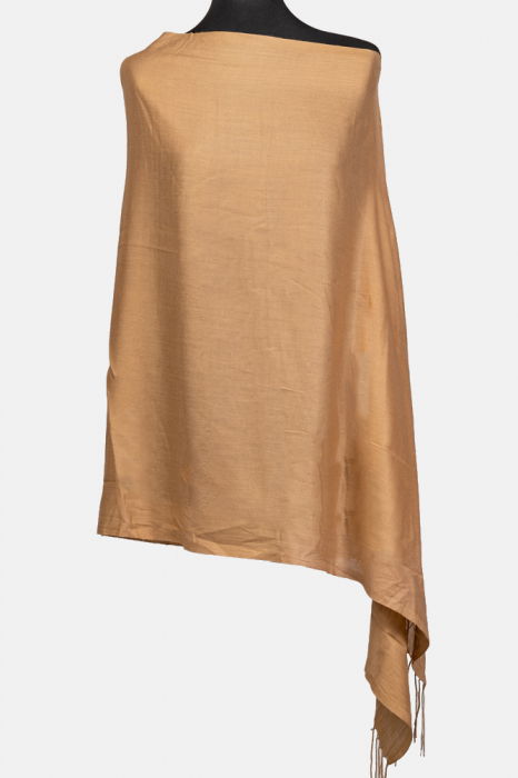 Eșarfă Camel Cashmere Shopika - Eleganță și Confort