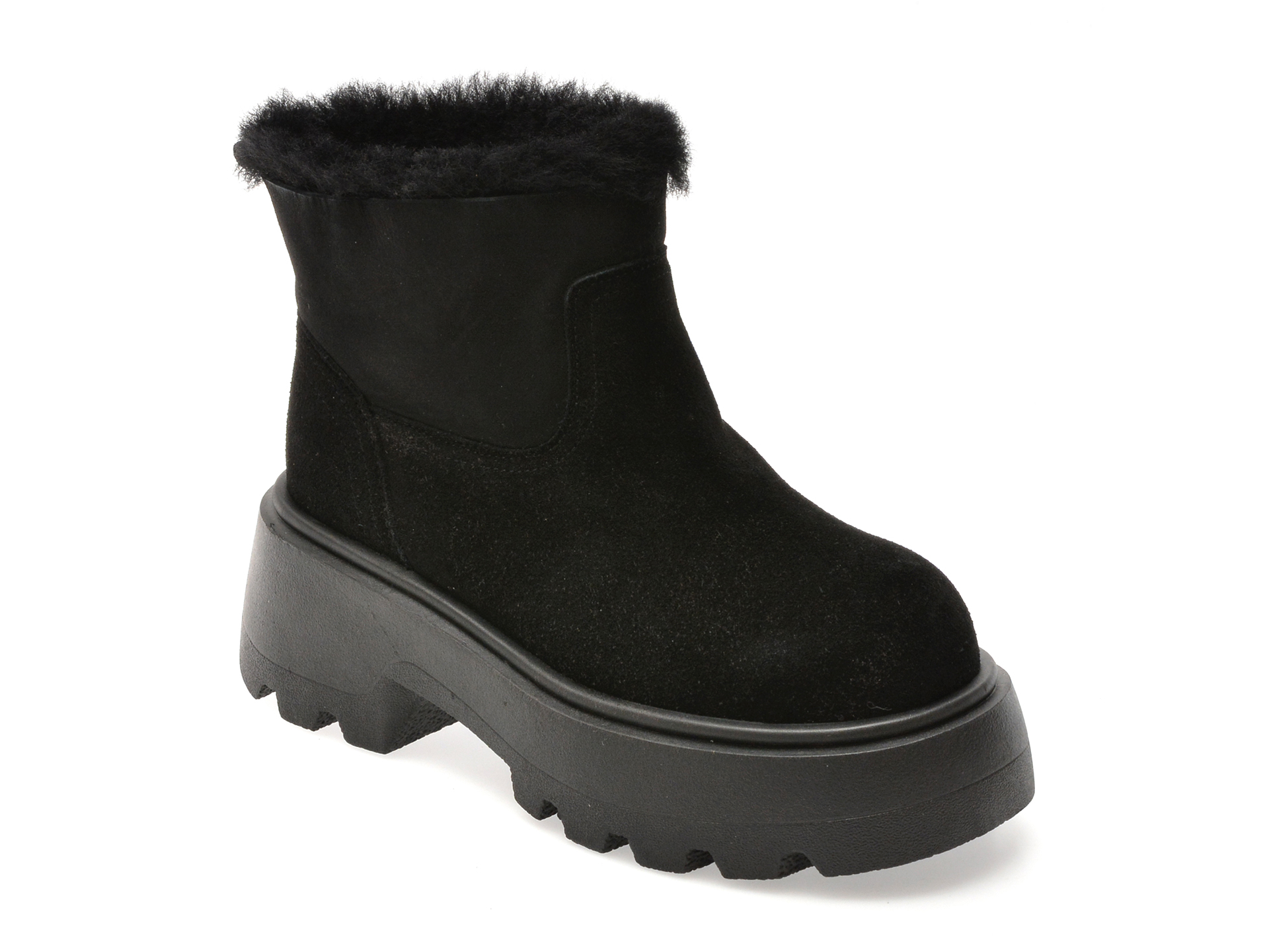 Ghete Gryxx Negre Piele Intarsa | Eleganță